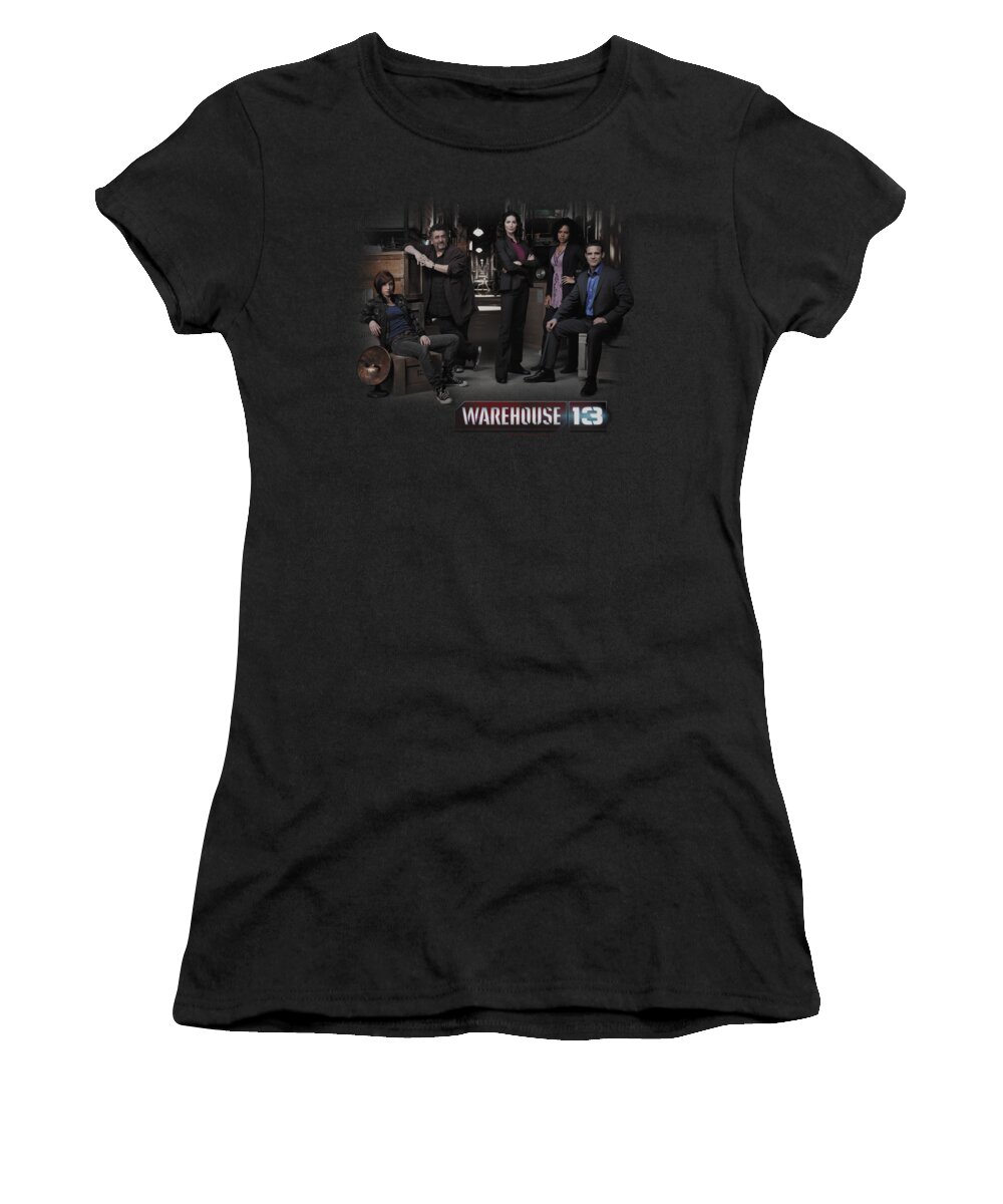 Warehouse 13 Women's T-Shirt featuring the digital art Warehouse 13 - Warehouse Cast by Brand A