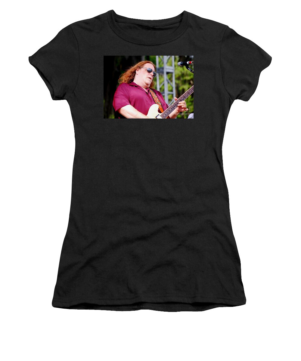 Music Women's T-Shirt featuring the photograph Warren Haynes by Angela Murray