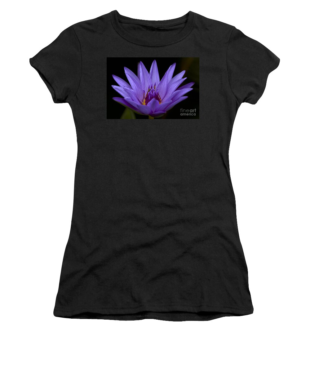 Water Lily Women's T-Shirt featuring the photograph Water Lily Photo by Meg Rousher