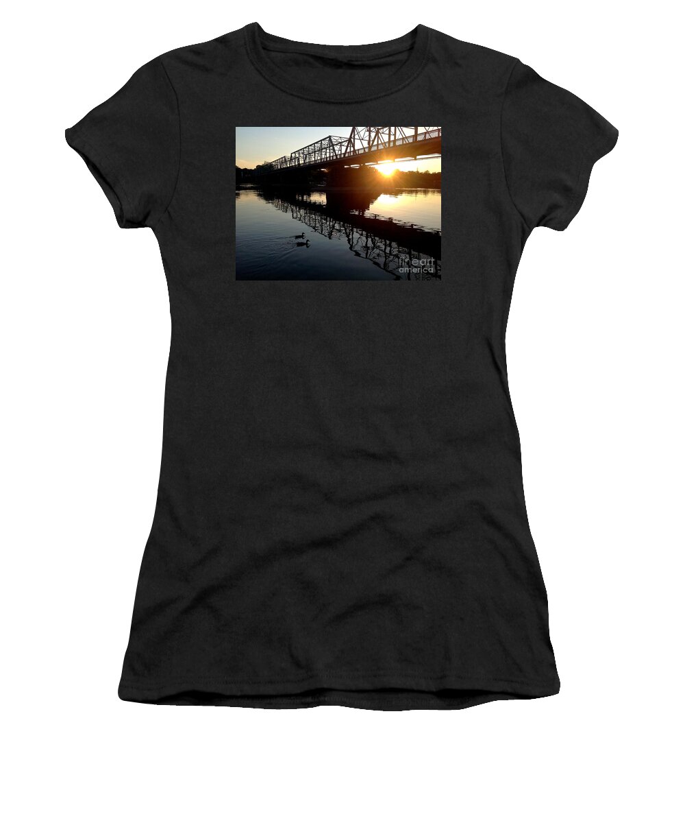 Birds Women's T-Shirt featuring the photograph We move into the Light - 3 by Christopher Plummer