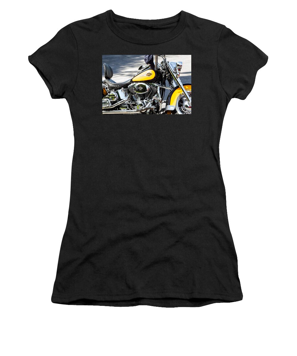 Cap Women's T-Shirt featuring the photograph Where Do You Hang a Harley Cap by Ed Gleichman