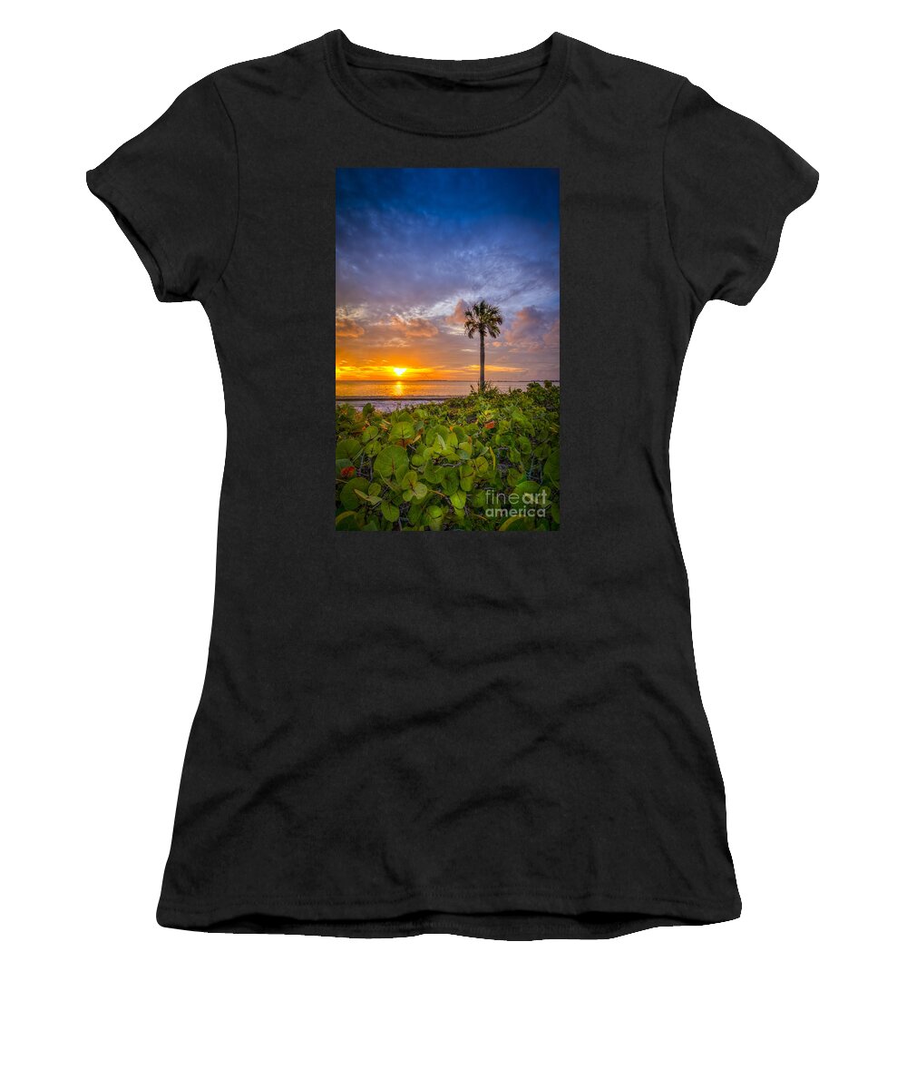 Blue Water Women's T-Shirt featuring the photograph Where the Heart Is by Marvin Spates