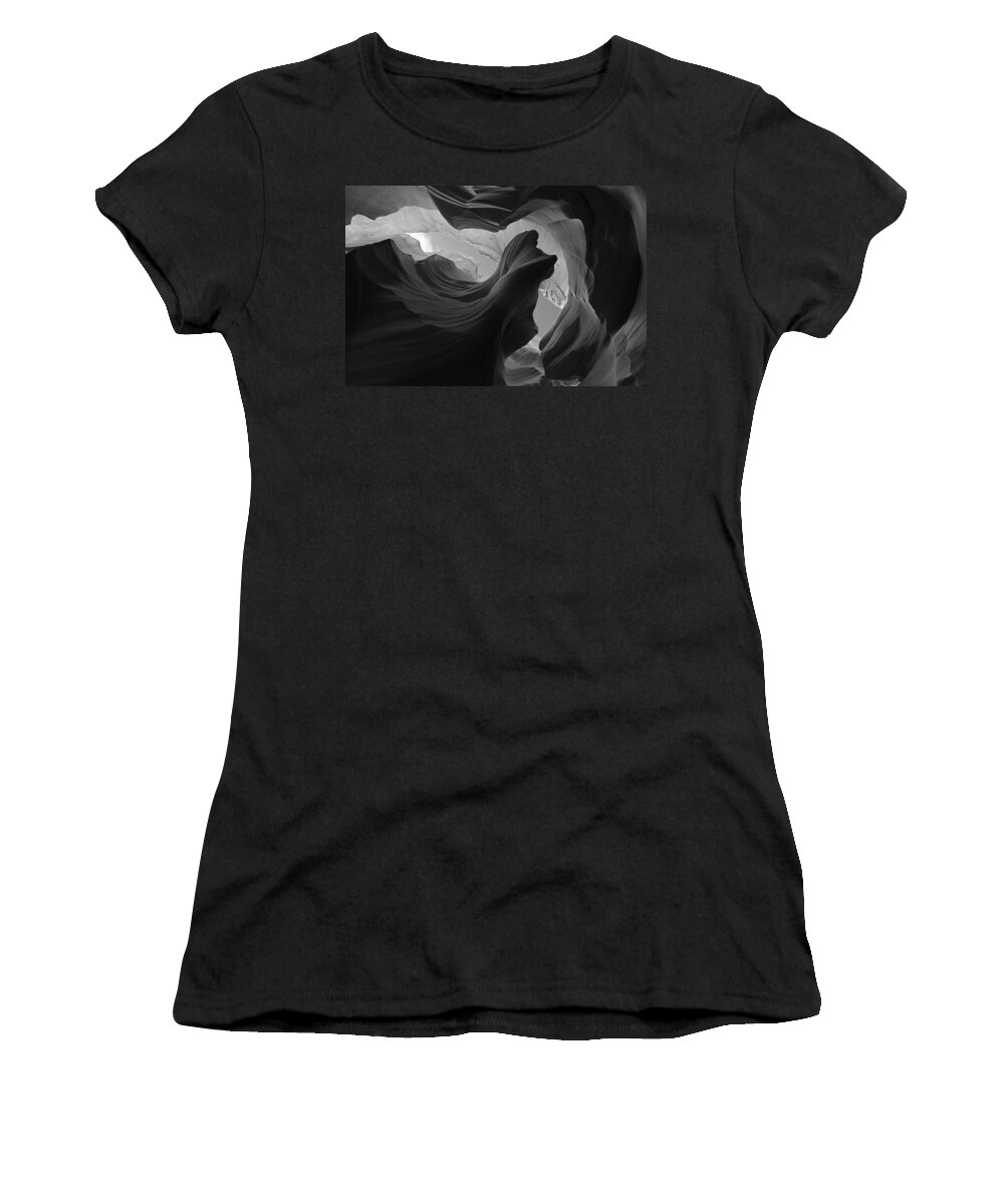 Antelope Canyon Women's T-Shirt featuring the photograph Wind Dancer by Dustin LeFevre