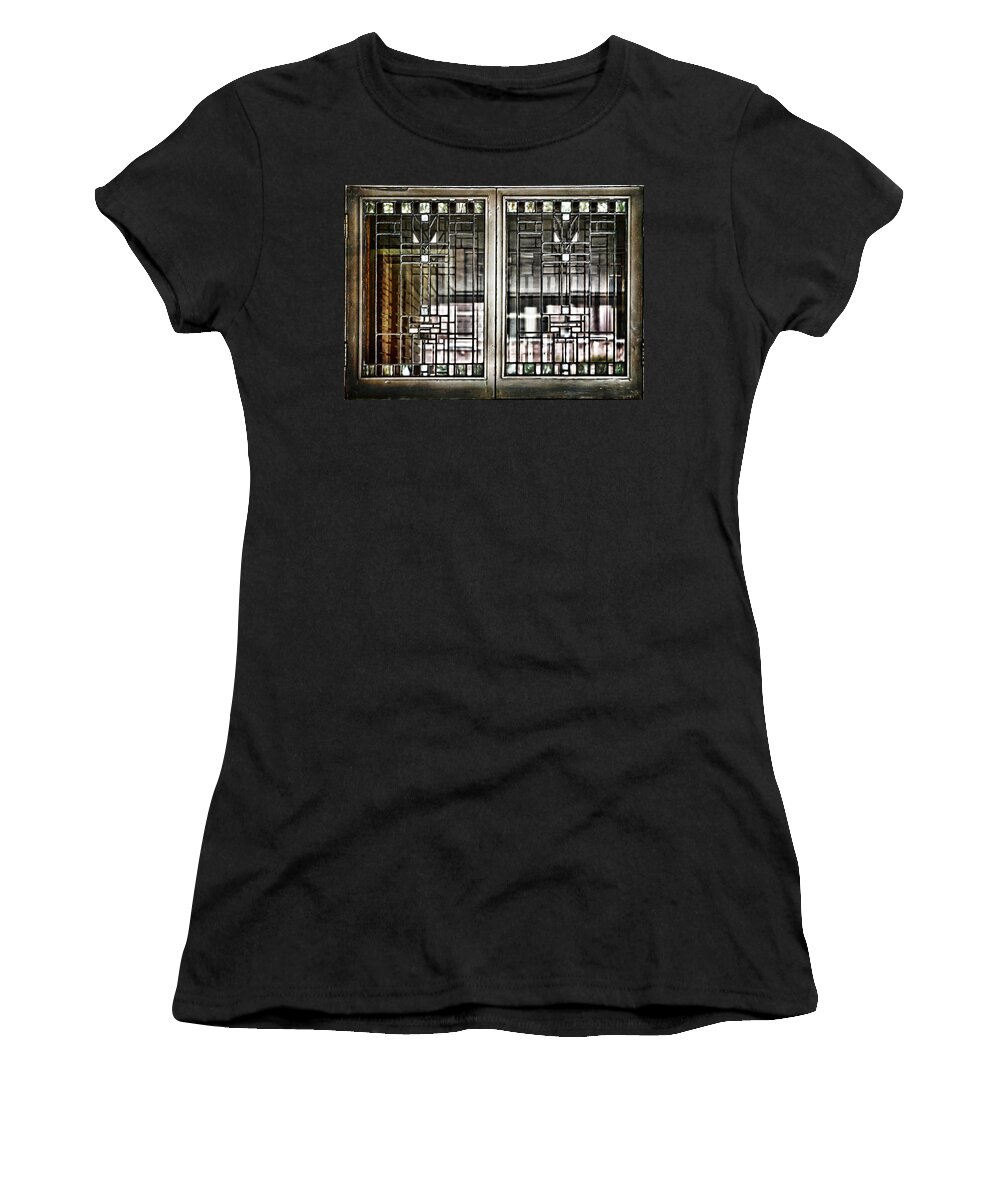 Evie Women's T-Shirt featuring the photograph Windows of a Prairie House by Evie Carrier