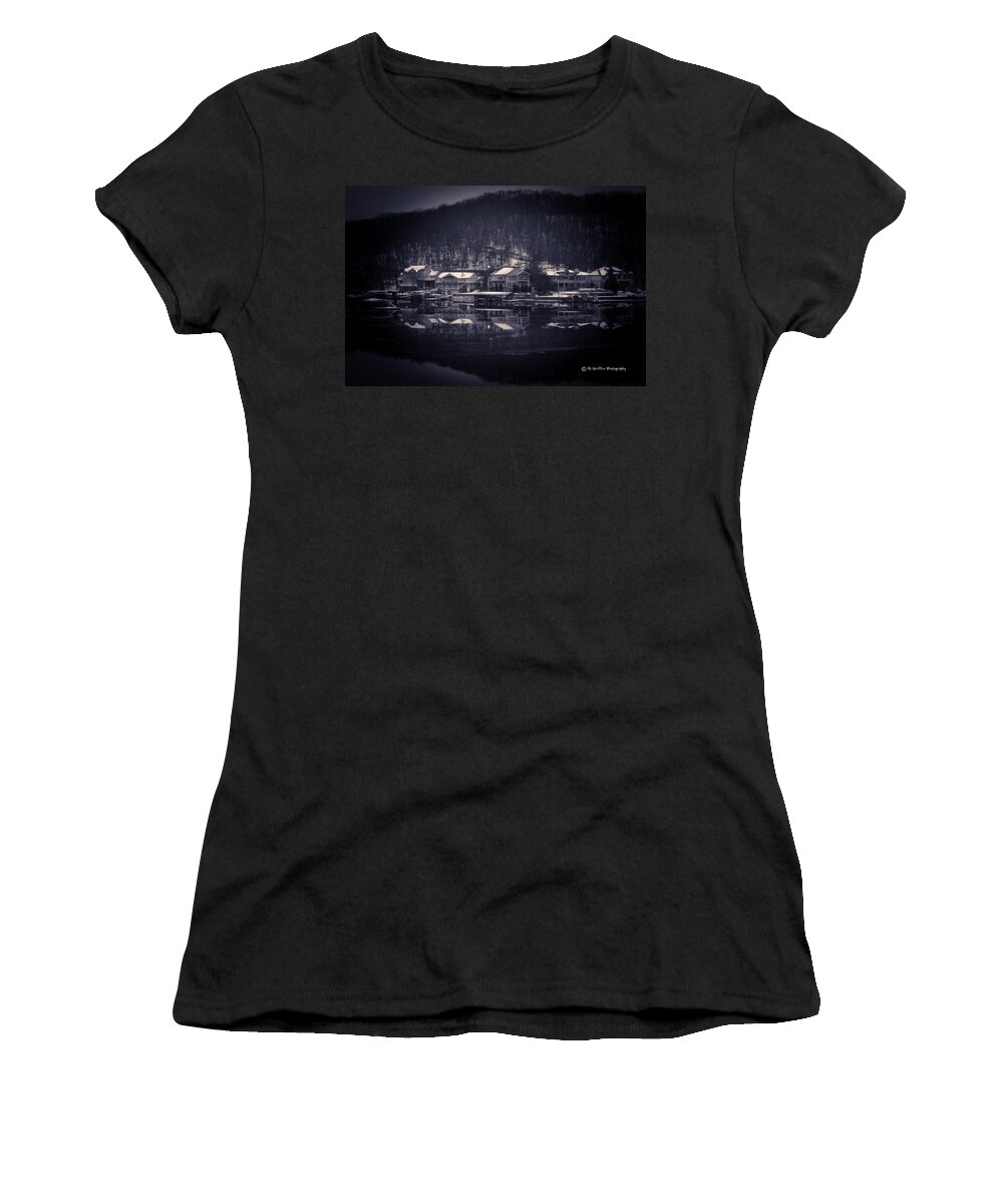 Cove Women's T-Shirt featuring the photograph Winter Before Sunrise by Al Griffin