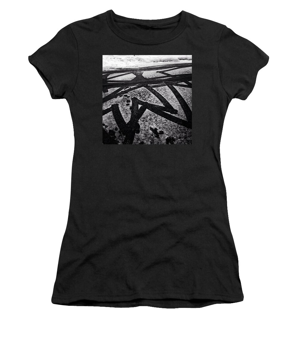 Weather Women's T-Shirt featuring the photograph Zig-Zag by Frank J Casella