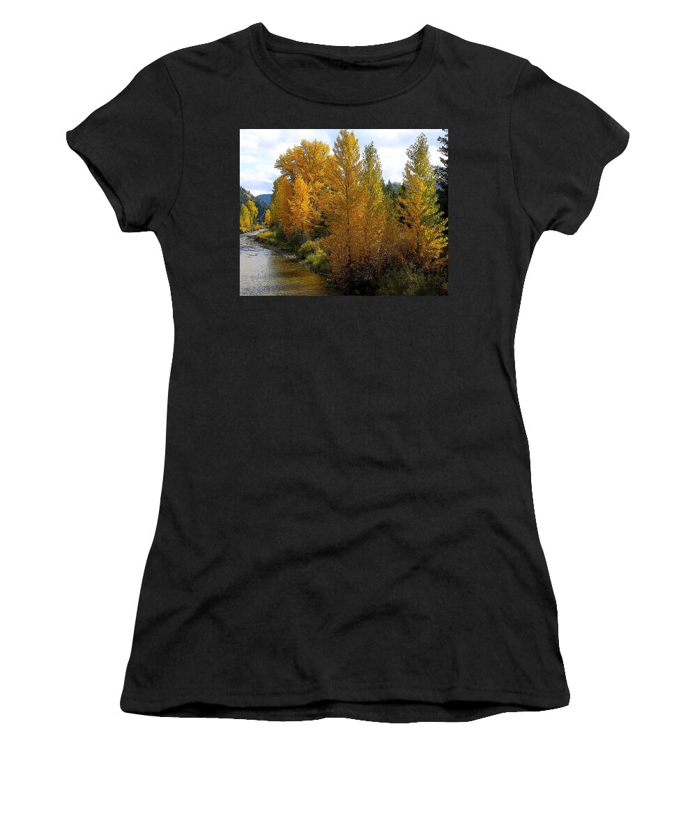 Fall Colors Women's T-Shirt featuring the photograph Fall Colors #1 by Steve McKinzie