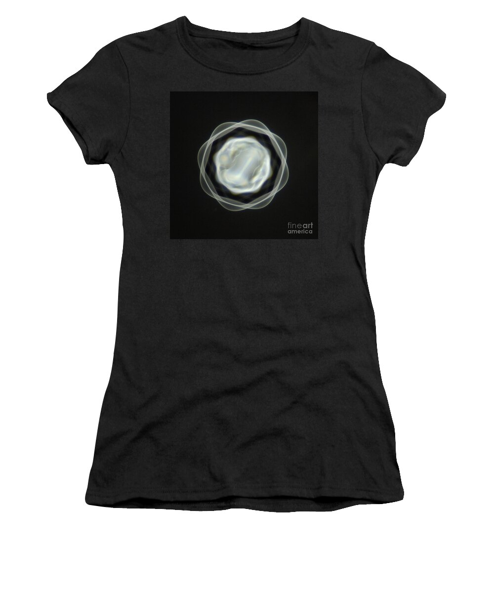 Harmonic Women's T-Shirt featuring the photograph 1 Mm Vibrating Bubble by Raul Gonzalez Perez
