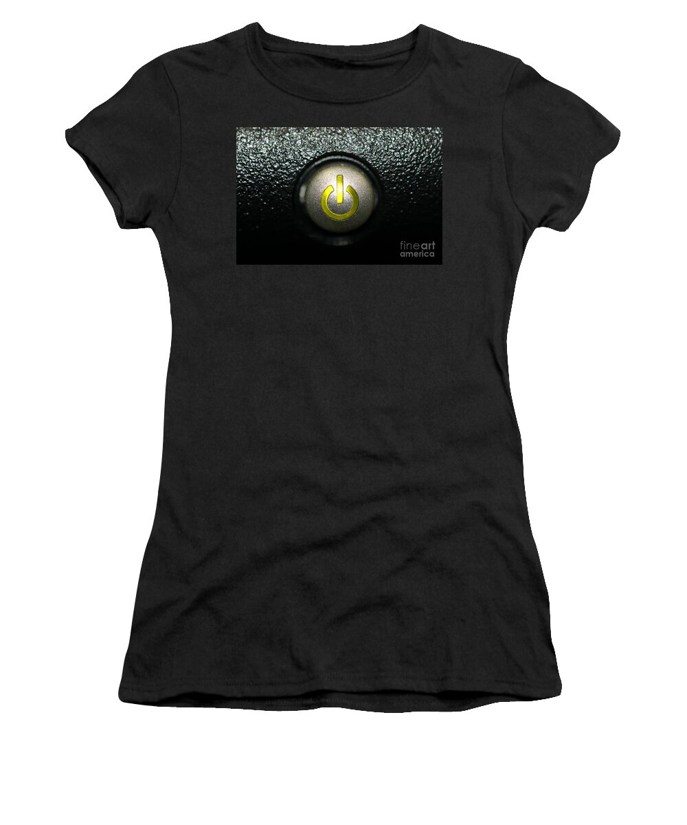 Symbol Women's T-Shirt featuring the photograph On Off #1 by Henrik Lehnerer