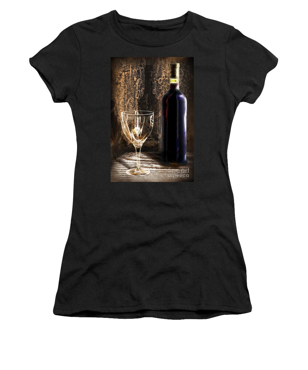 Beverage Women's T-Shirt featuring the photograph Ready To Be Served #1 by Danuta Bennett