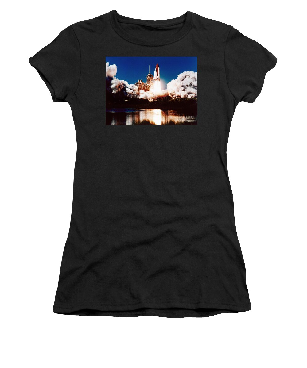 Space Shuttle Women's T-Shirt featuring the photograph Space Shuttle Launch #7 by Nasa