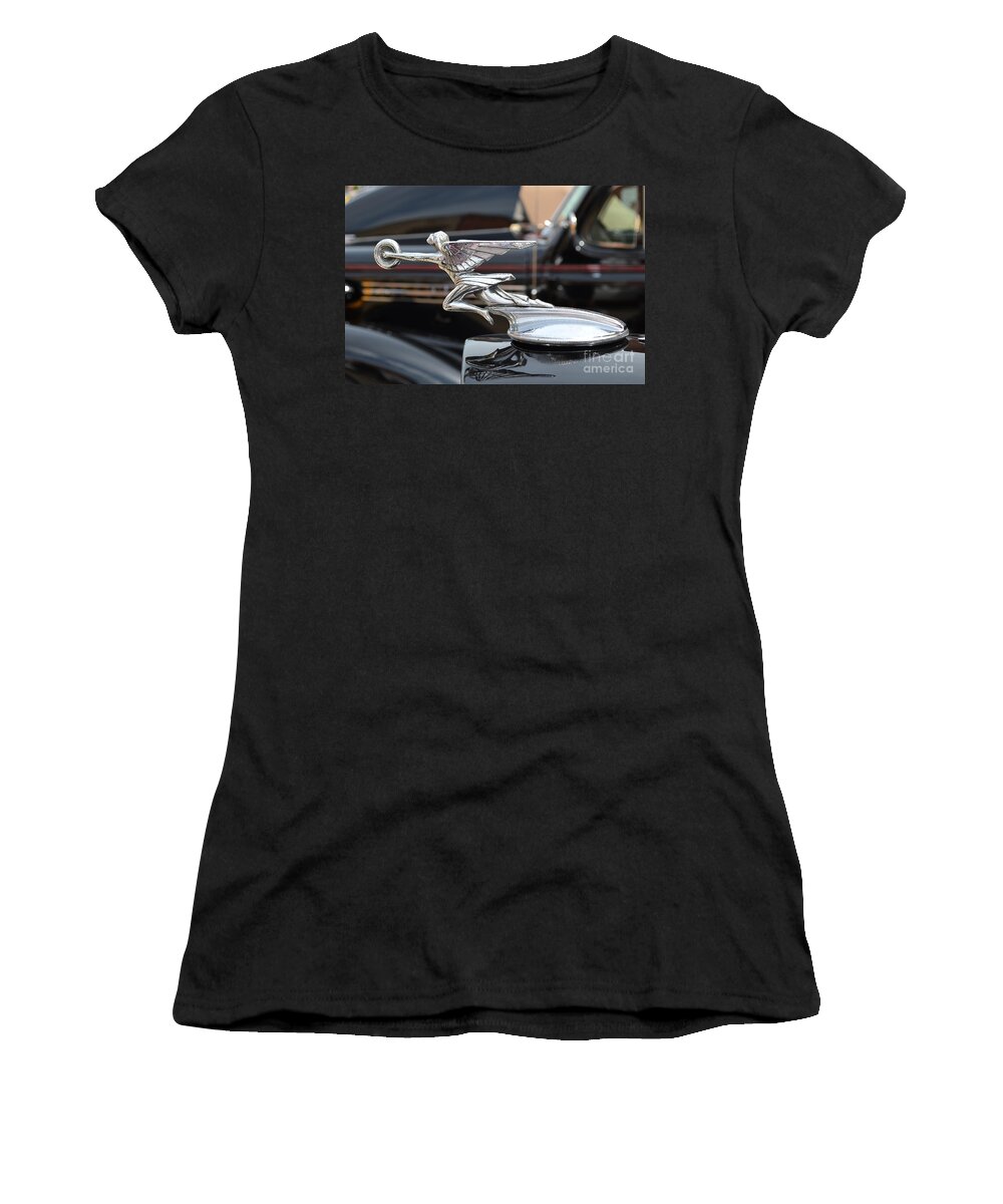 Color Photography Women's T-Shirt featuring the photograph 1934 Packard by Sue Stefanowicz