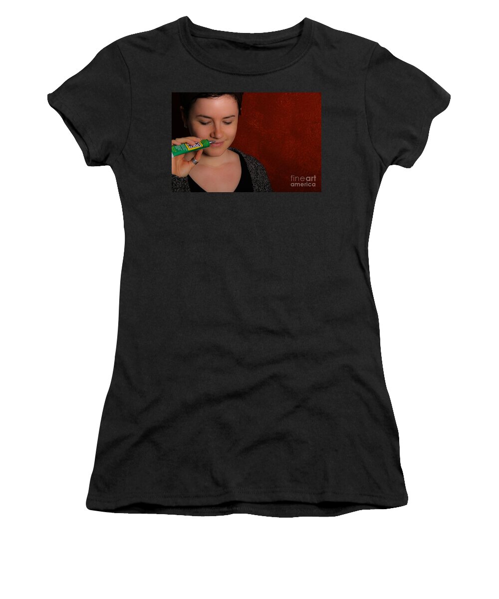 Drug Abuse Women's T-Shirt featuring the photograph Inhalant #7 by Photo Researchers, Inc.
