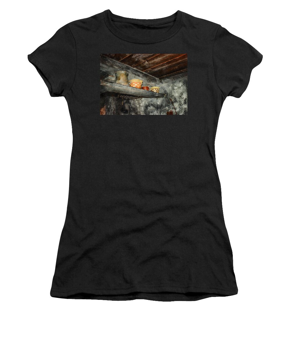 Photo Women's T-Shirt featuring the photograph Above the Stove by Jutta Maria Pusl