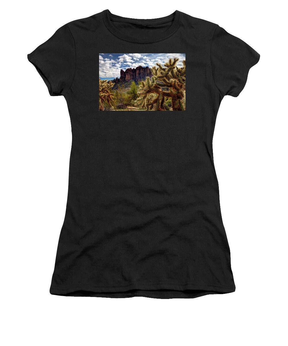 Arizona Women's T-Shirt featuring the photograph Arizona Landscape by Mark Valentine