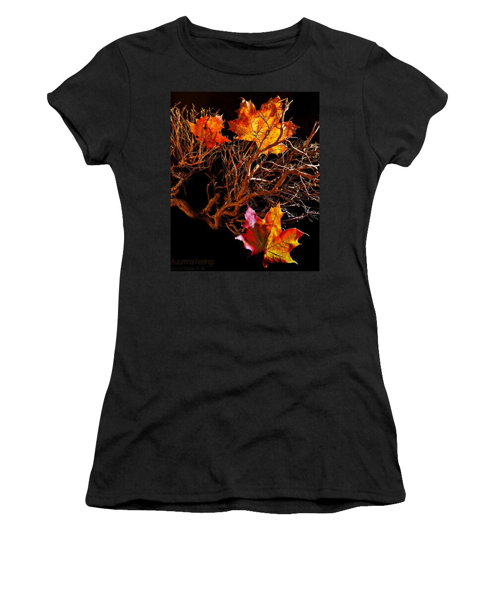 Autumn Women's T-Shirt featuring the photograph Autumnal Feelings by B Cash