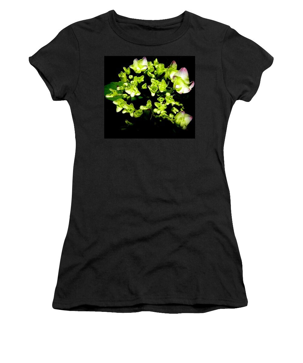 Hydrangea Women's T-Shirt featuring the photograph Bursting With Beauty by Kim Galluzzo