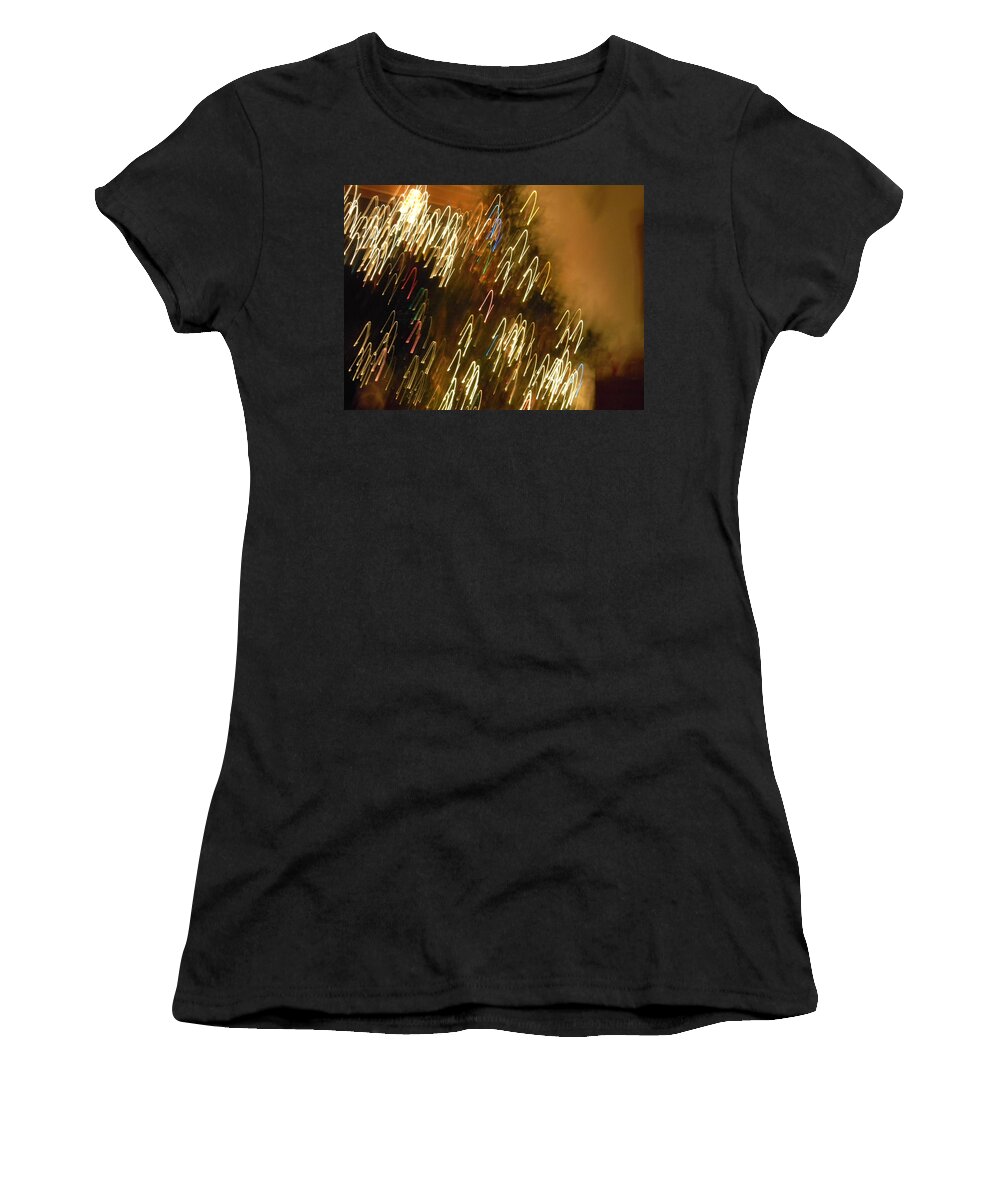 Christmas Women's T-Shirt featuring the photograph Christmas Card - Jingle Bells by Marwan George Khoury