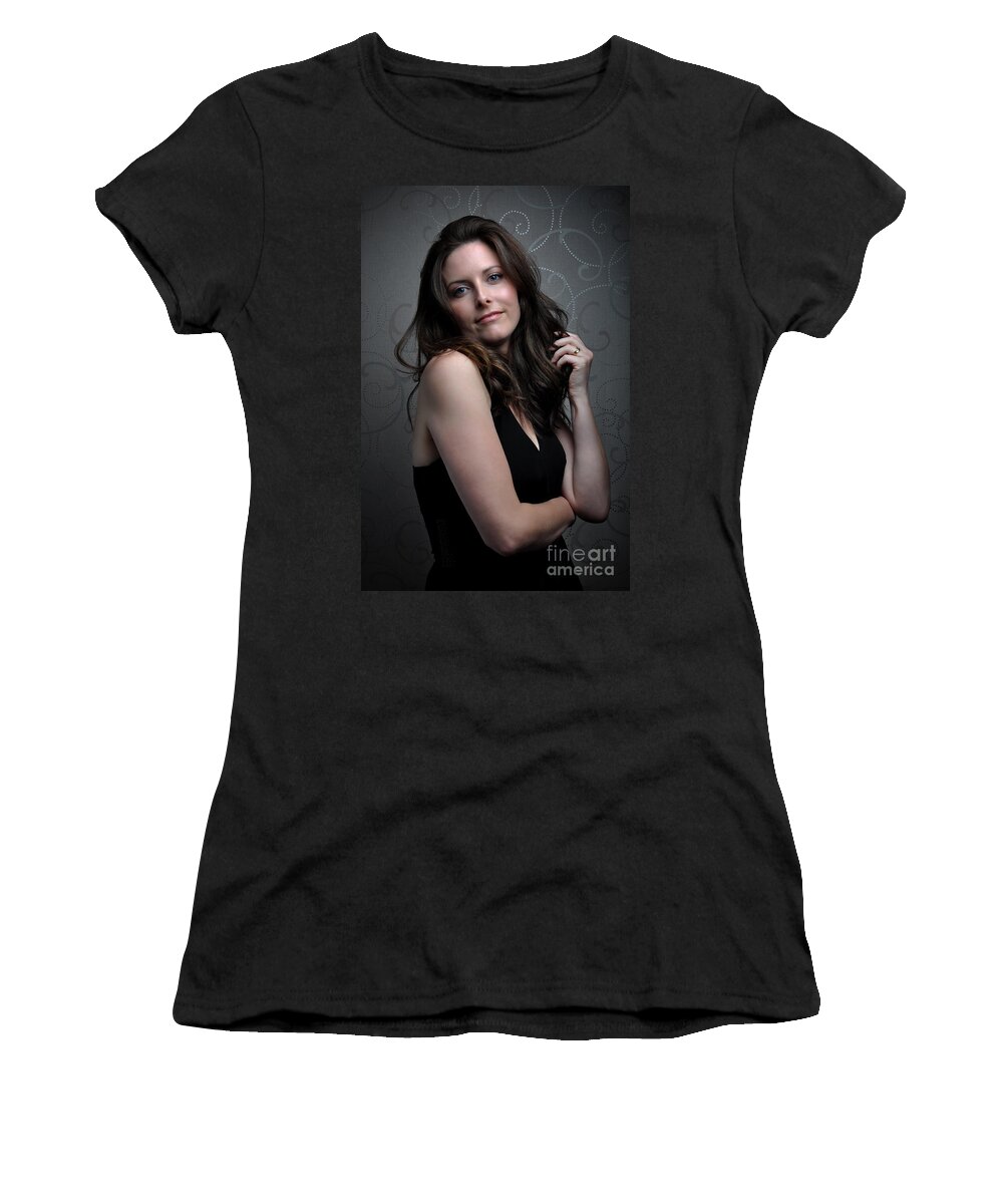 Yhun Suarez Women's T-Shirt featuring the photograph Claire10 by Yhun Suarez