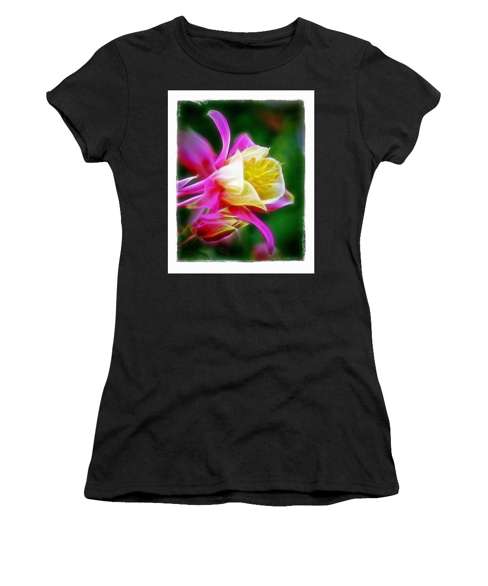 Columbine Women's T-Shirt featuring the photograph Columbine by Judi Bagwell