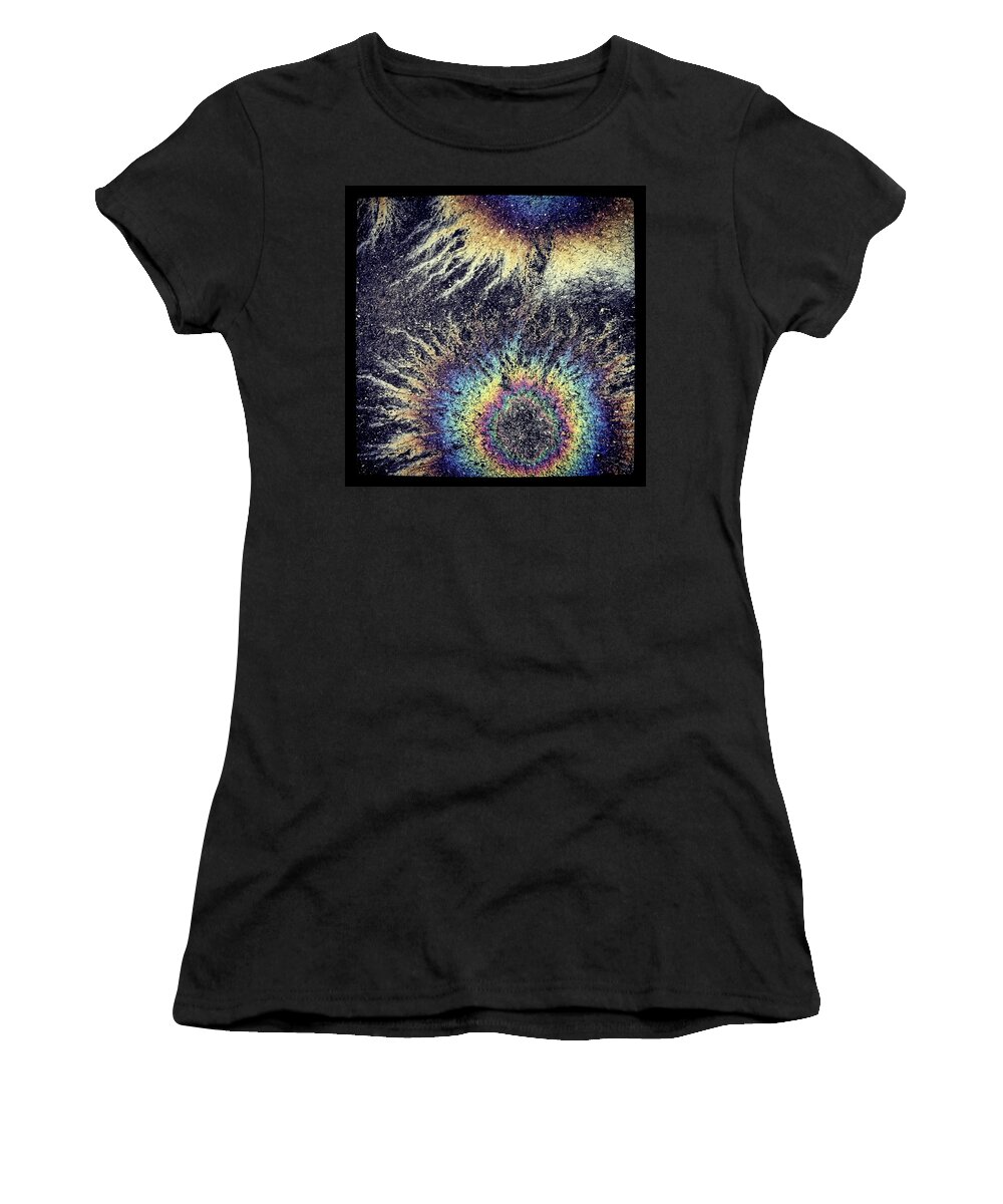 Kg Women's T-Shirt featuring the photograph Cosmic Oil-B by KG Thienemann
