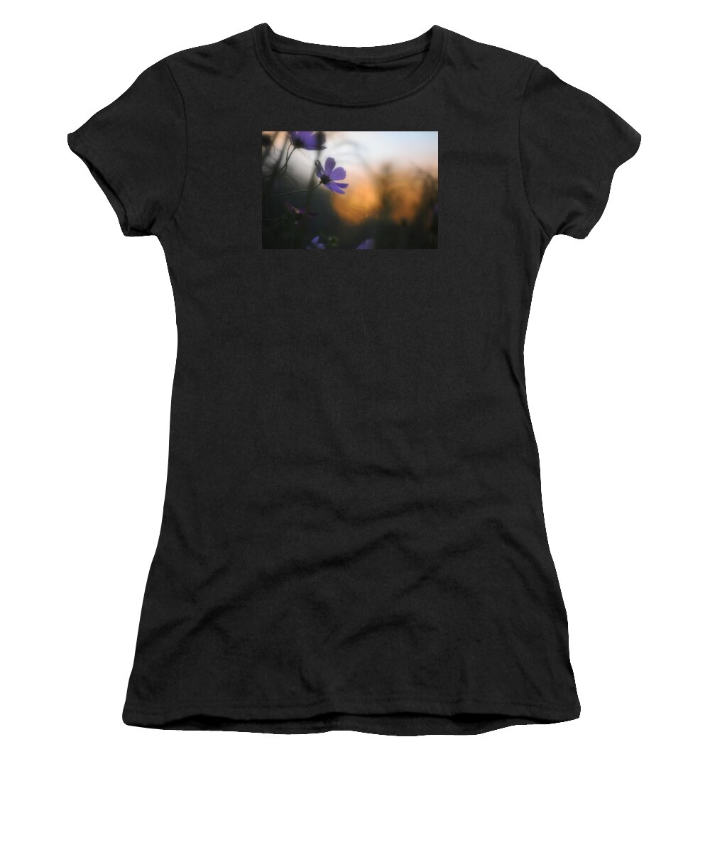 Flower Women's T-Shirt featuring the photograph Cosmo Sunset by Marysue Ryan