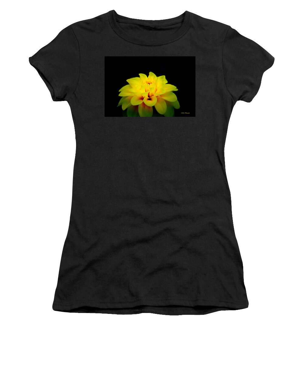 Flower Women's T-Shirt featuring the photograph Dahlia Delight by Jeanette C Landstrom