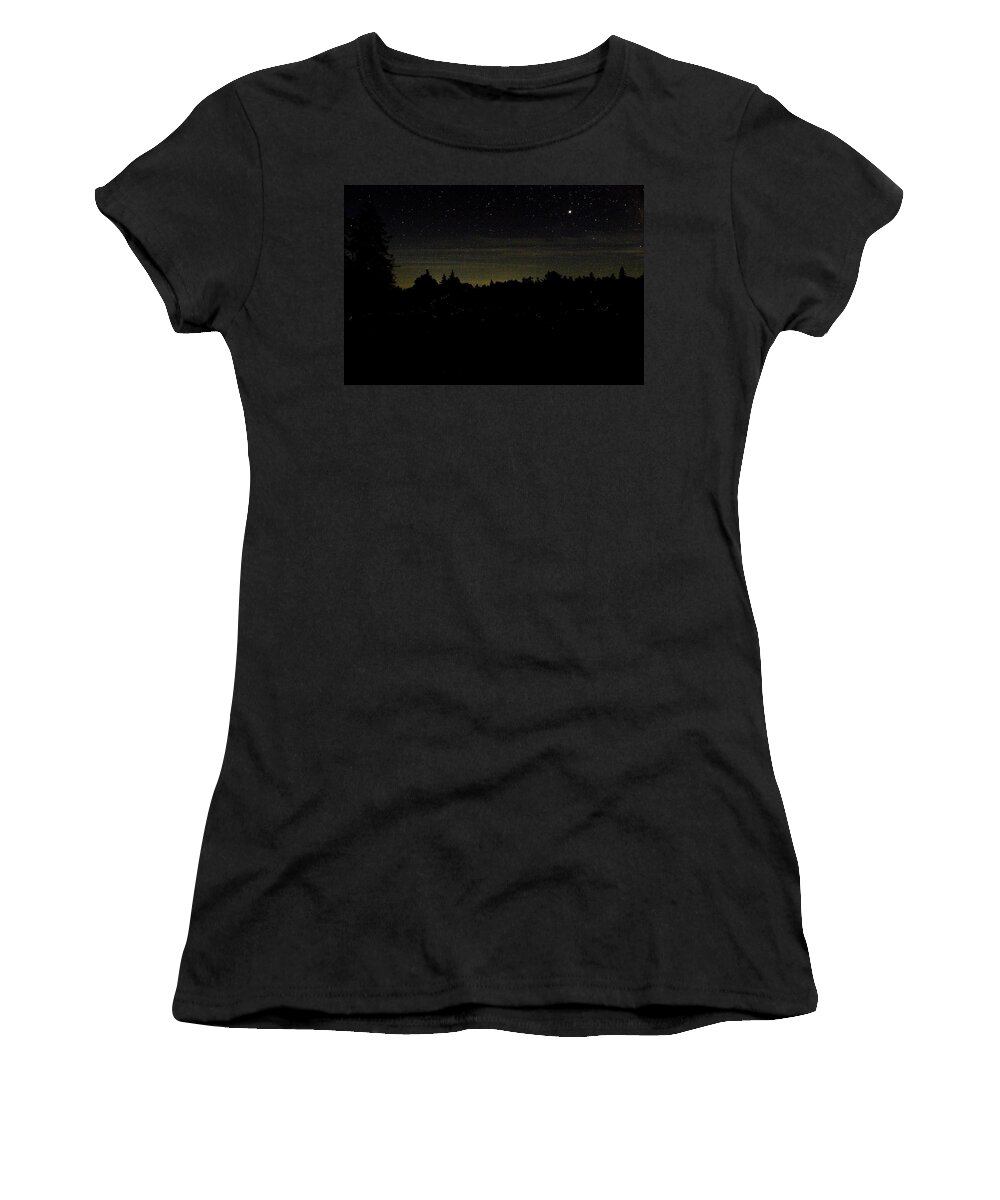 Maine Women's T-Shirt featuring the photograph Dancing Fireflies by Brent L Ander