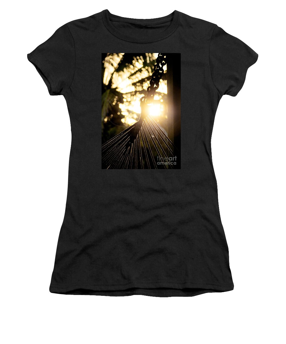 Sunset Women's T-Shirt featuring the photograph Day's End by Ellen Cotton
