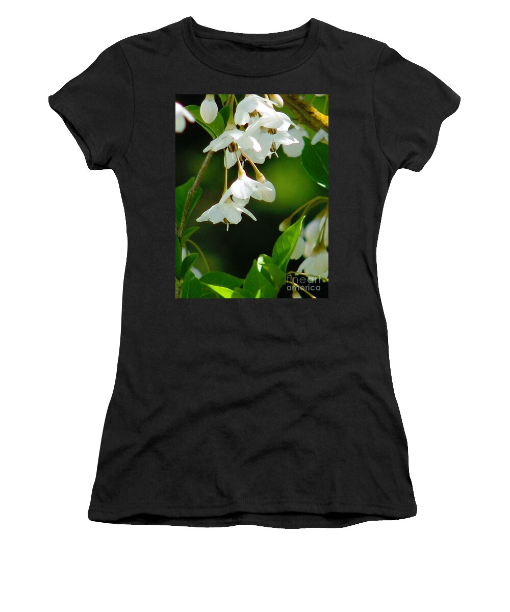 Flowers Women's T-Shirt featuring the photograph Faerie Bells 2 by Rory Siegel