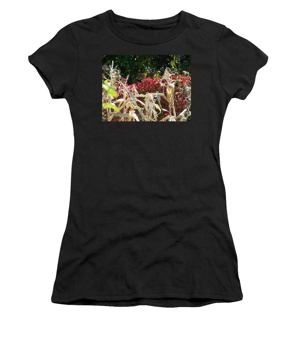 Fall Colors Women's T-Shirt featuring the photograph Fall Harvest of Color by Dorrene BrownButterfield