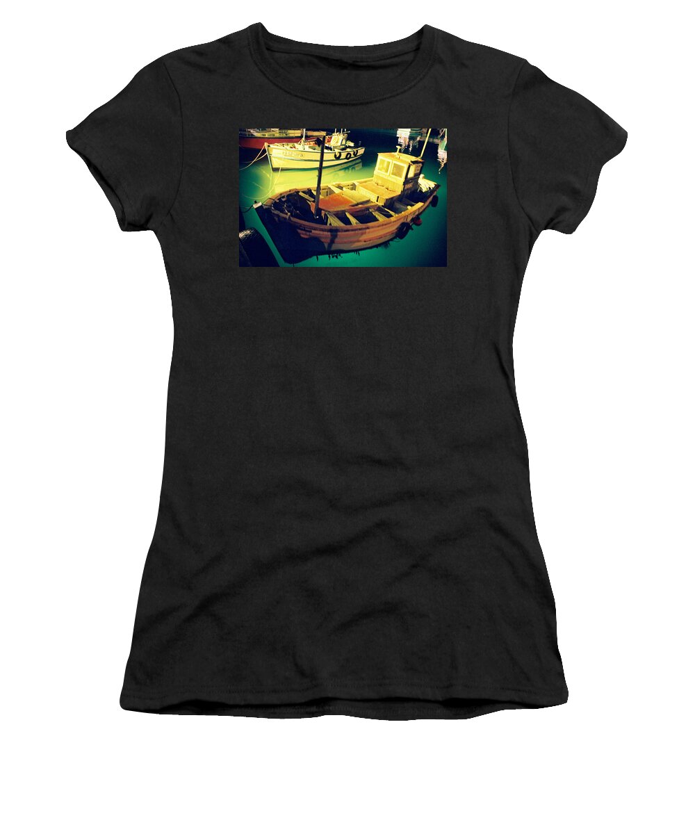 Fine Art America Women's T-Shirt featuring the photograph Floating by Andrew Hewett