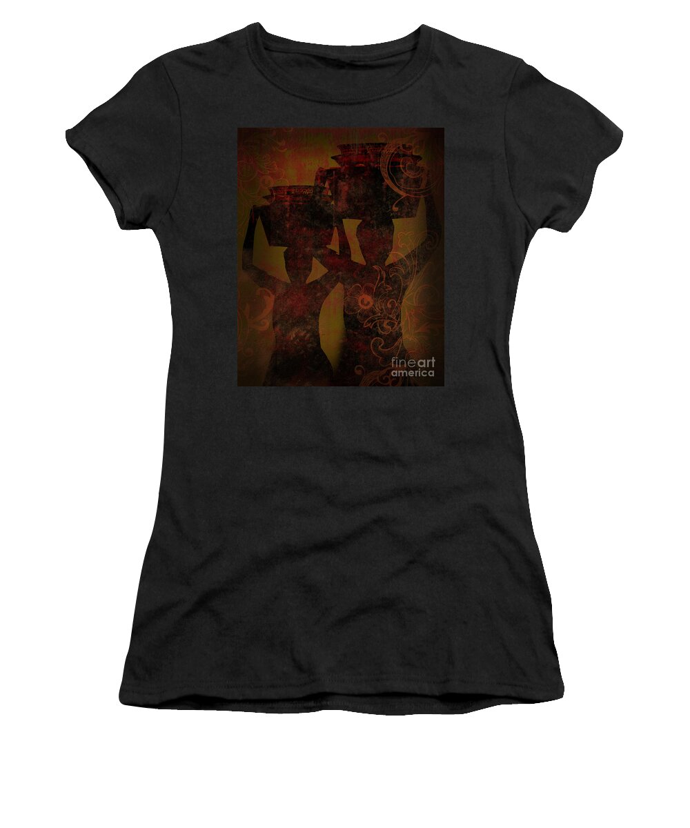 Abstracts Women's T-Shirt featuring the photograph Food for Thought by Lisa Lambert-Shank