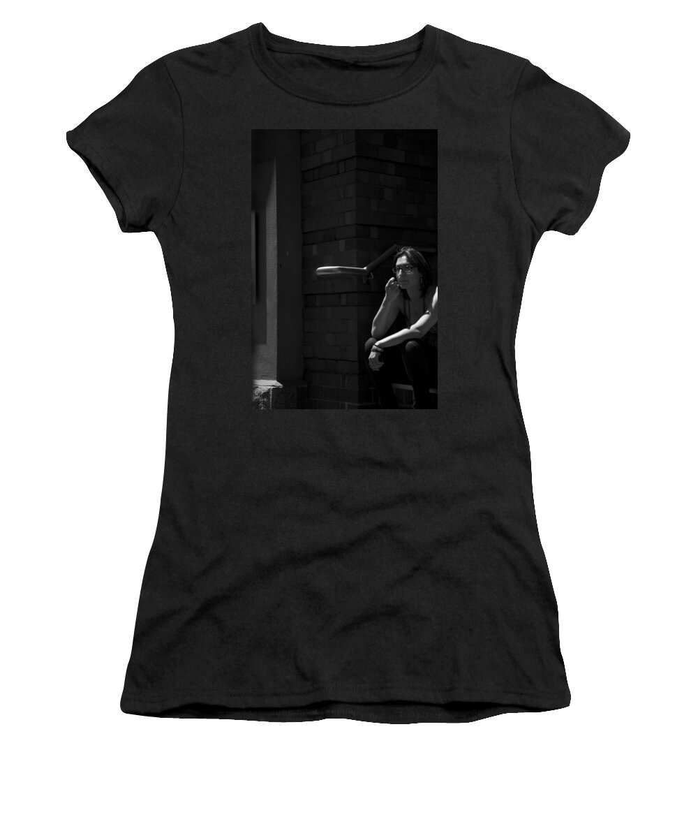Australia Women's T-Shirt featuring the photograph From The Shadow by Lee Stickels