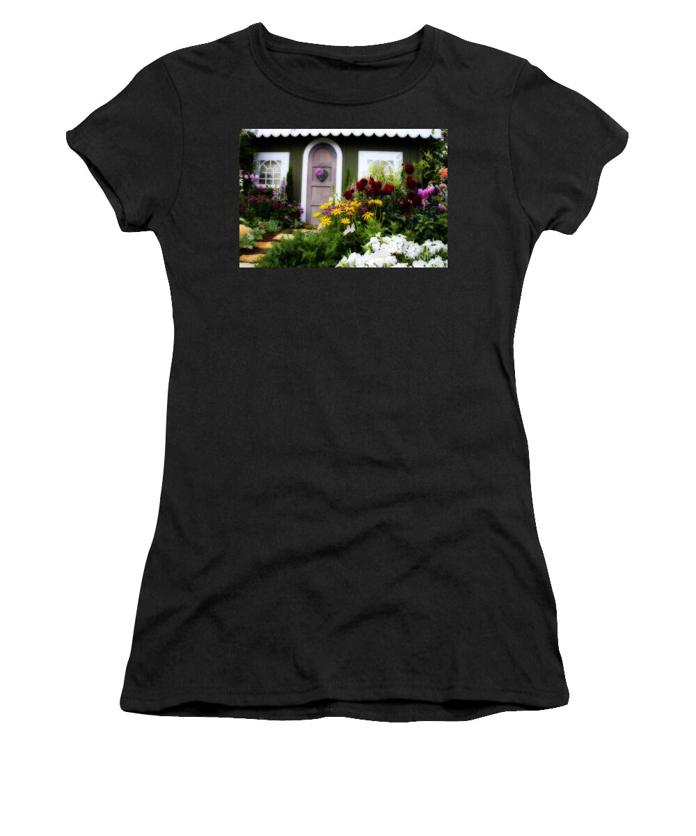 Garden Women's T-Shirt featuring the photograph Garden House by Daniel Knighton