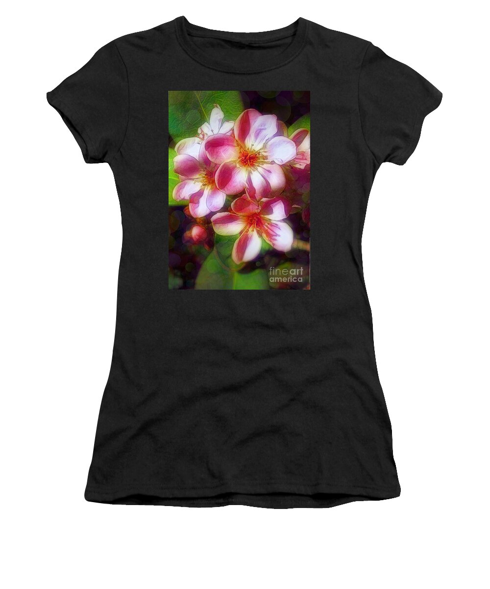 Rose Women's T-Shirt featuring the photograph India Hawthorne by Judi Bagwell