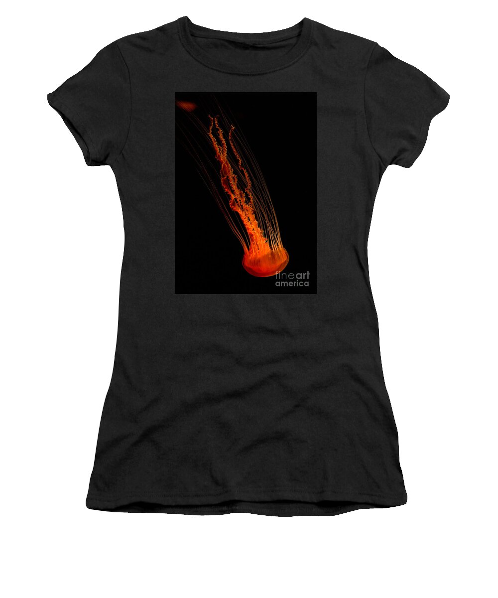Jellyfish Women's T-Shirt featuring the photograph Jellyfish by Charlene Mitchell