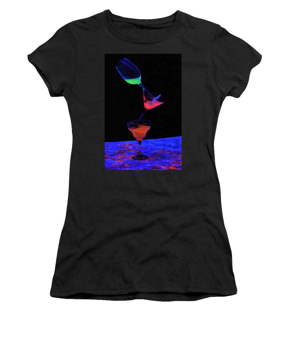 Drink Women's T-Shirt featuring the photograph jUSt hd tHr3E by Mike Martin