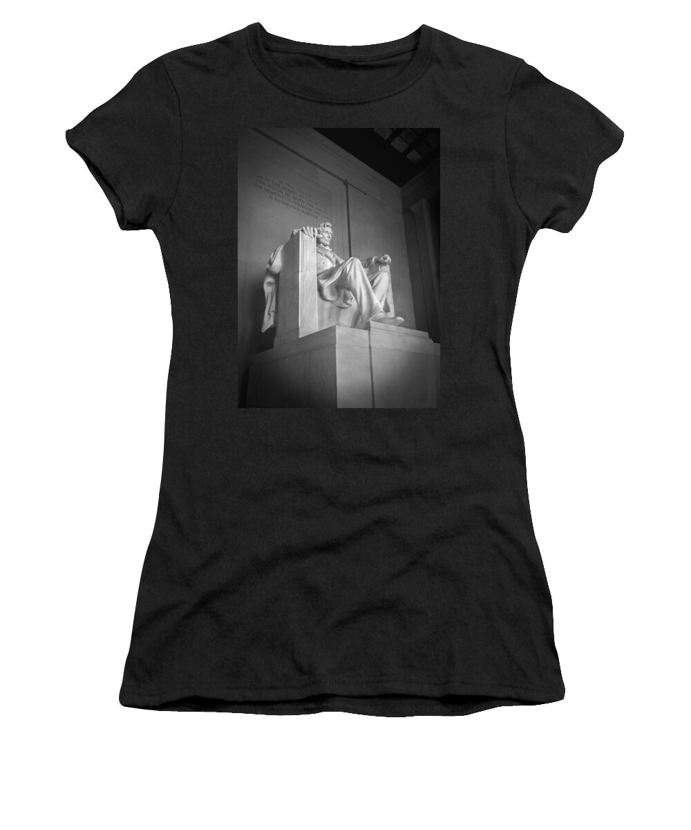 Lincoln Memorial Women's T-Shirt featuring the photograph Lincoln Memorial 3 by Mike McGlothlen