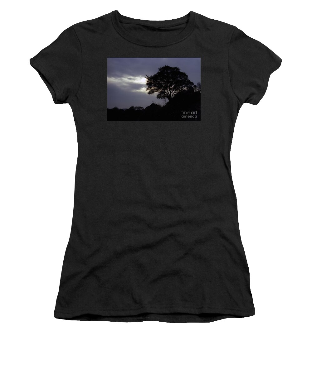 Lone Women's T-Shirt featuring the photograph Lone Oak 1 by Jim And Emily Bush