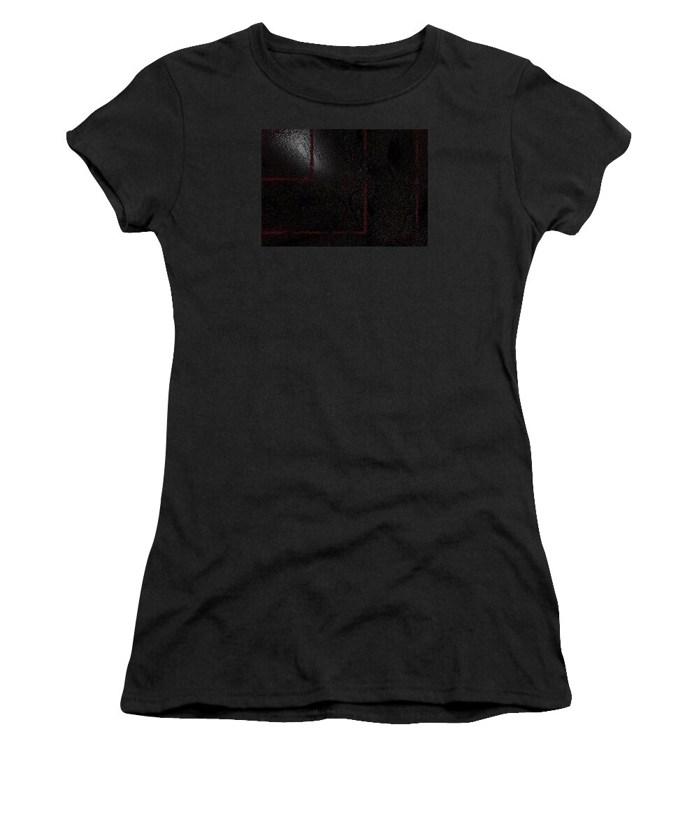 Black Women's T-Shirt featuring the digital art Muddy by Jeff Iverson