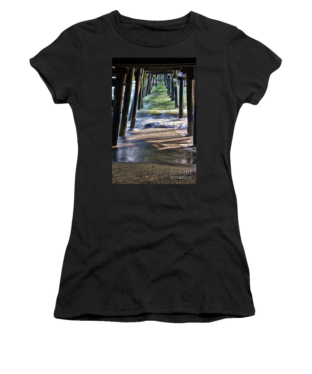 California Women's T-Shirt featuring the photograph Neptune's Stairway by Mariola Bitner