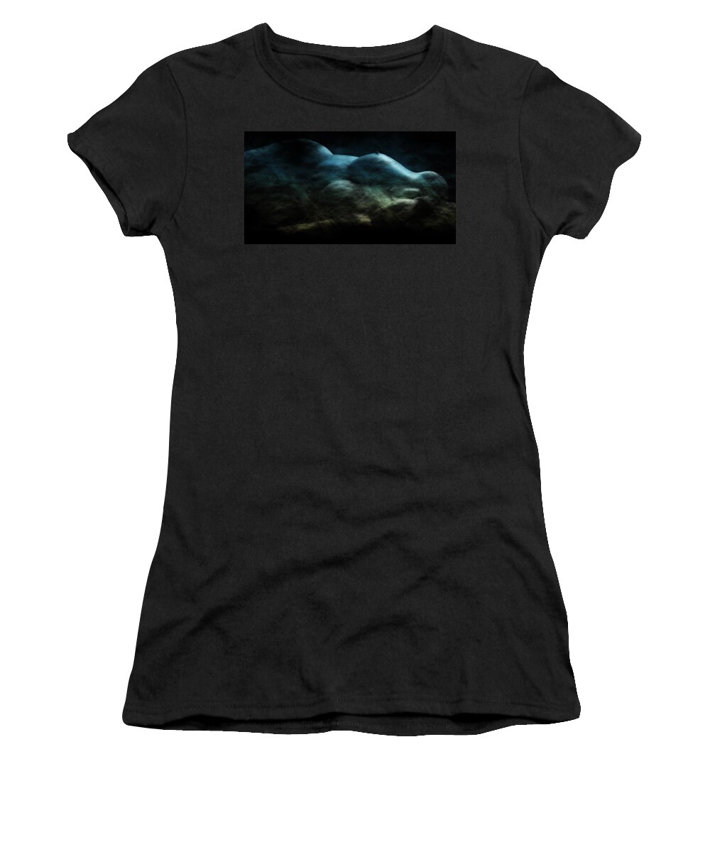 Nude Women's T-Shirt featuring the photograph Night Scape by David Naman