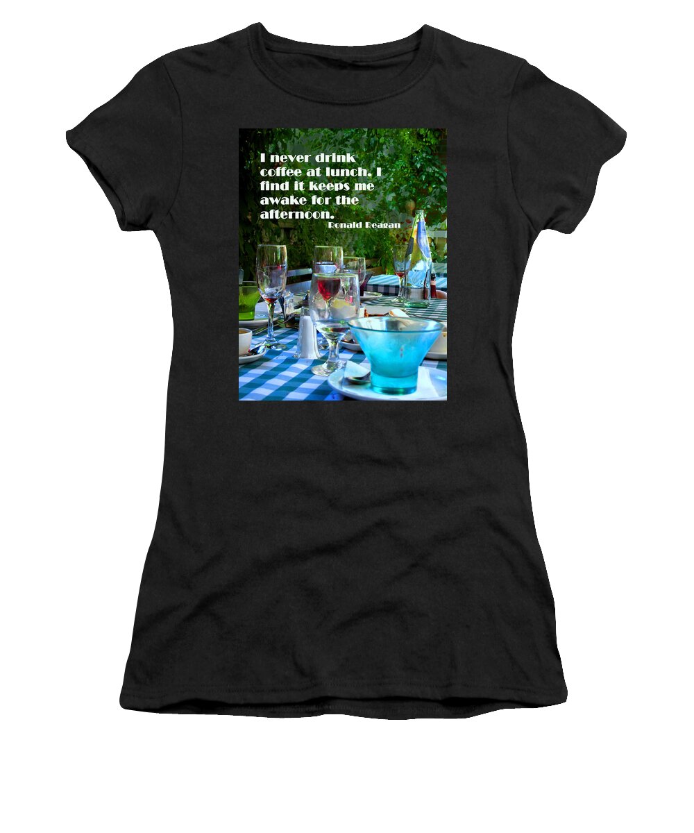 Coffee Women's T-Shirt featuring the photograph No Coffee by Ian MacDonald