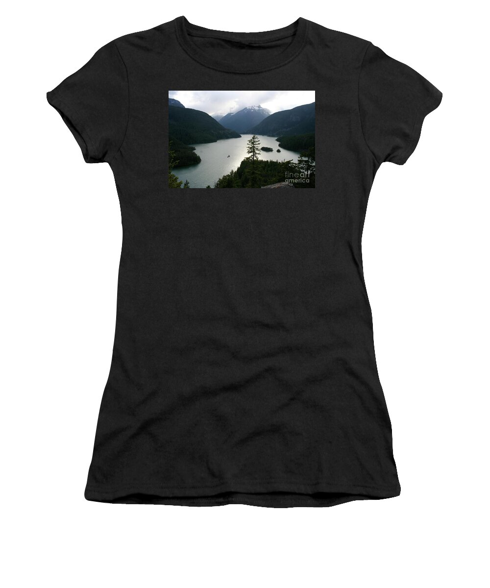 Sky Women's T-Shirt featuring the photograph North Cascade Splendor by Quin Sweetman