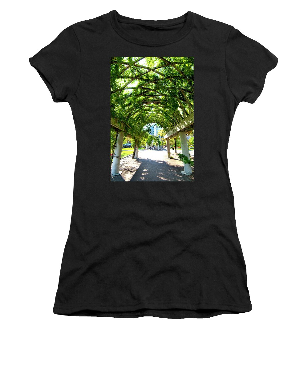 Art Women's T-Shirt featuring the photograph Oasis by Greg Fortier