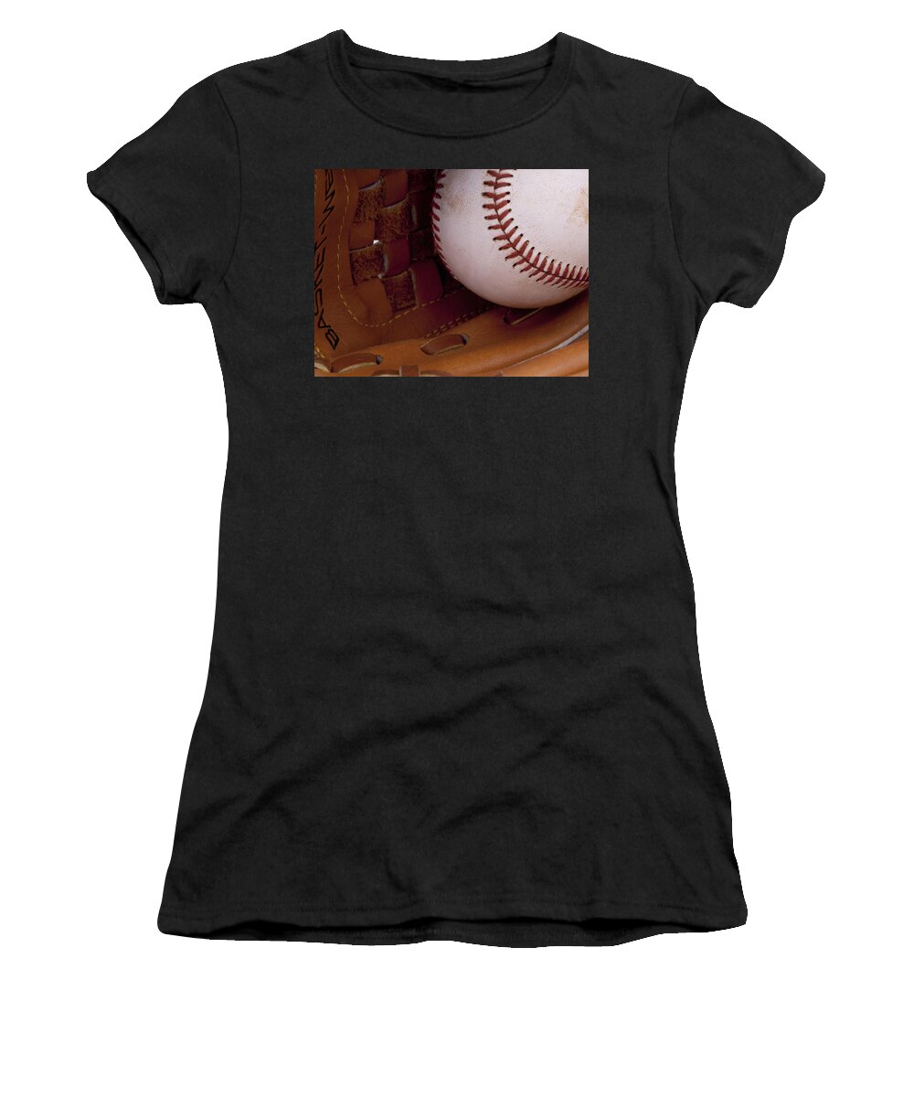 Baseball Women's T-Shirt featuring the photograph Old Friends 3 by Stephen Anderson