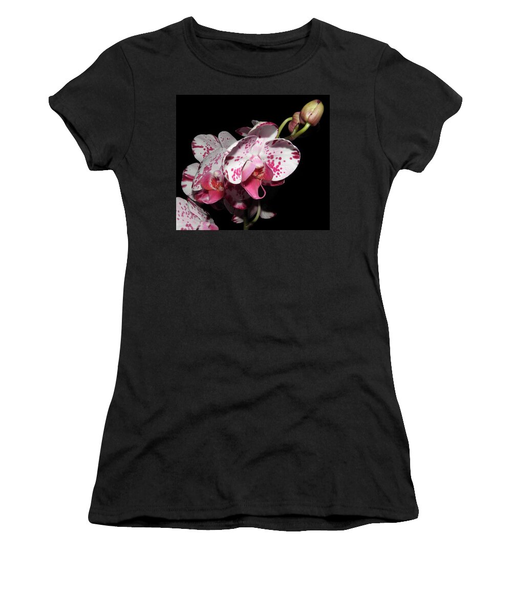 Orchid Women's T-Shirt featuring the photograph Orchid beauties by Kim Galluzzo