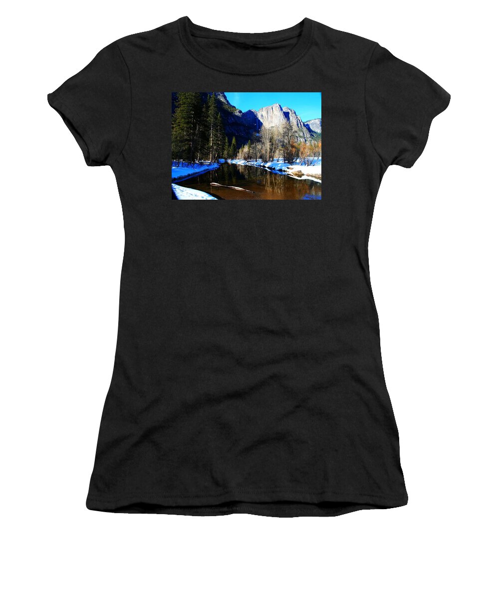 Yosemite Women's T-Shirt featuring the photograph Over the Meadow by Phil Cappiali Jr