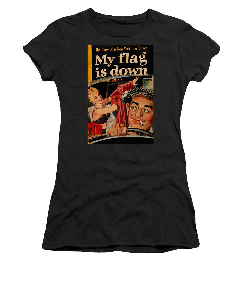 Paperbacks Women's T-Shirt featuring the photograph Pulp Fiction 1 by Andrew Fare